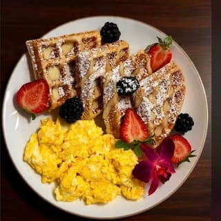 Waffles and Eggs