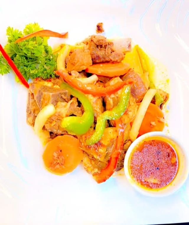 Stewed Goat (Cabrit).